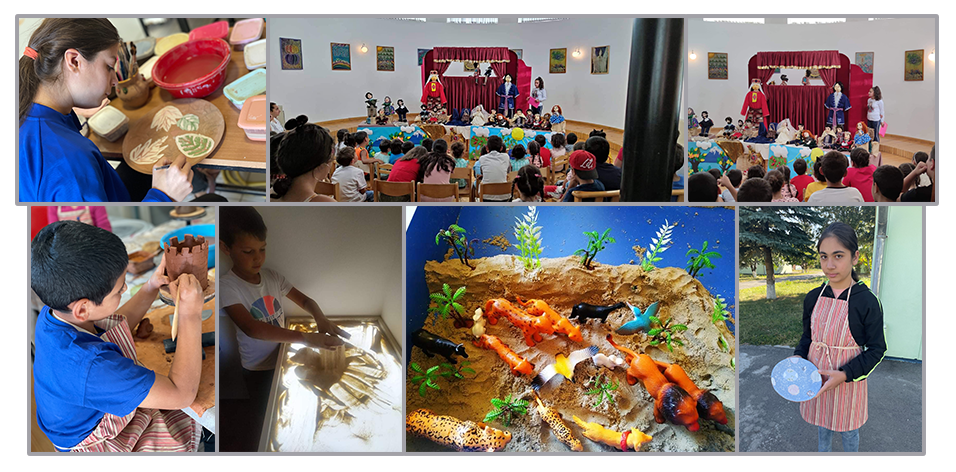 L'art-thérapie pour les enfants du village SOS de Kotayk