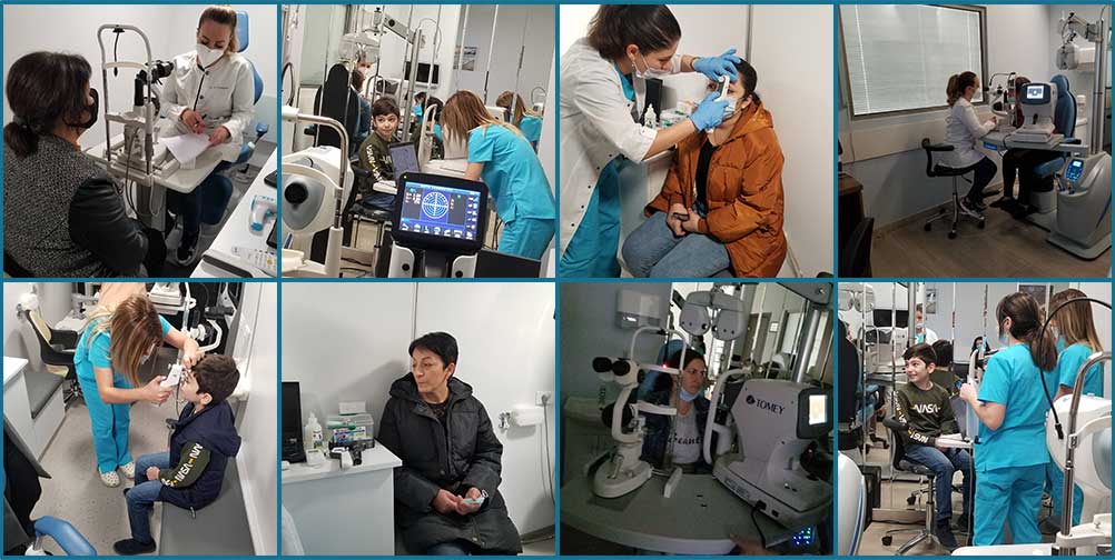 Mobile Eye Care serving family members of servicemen and those displaced from Artsakh