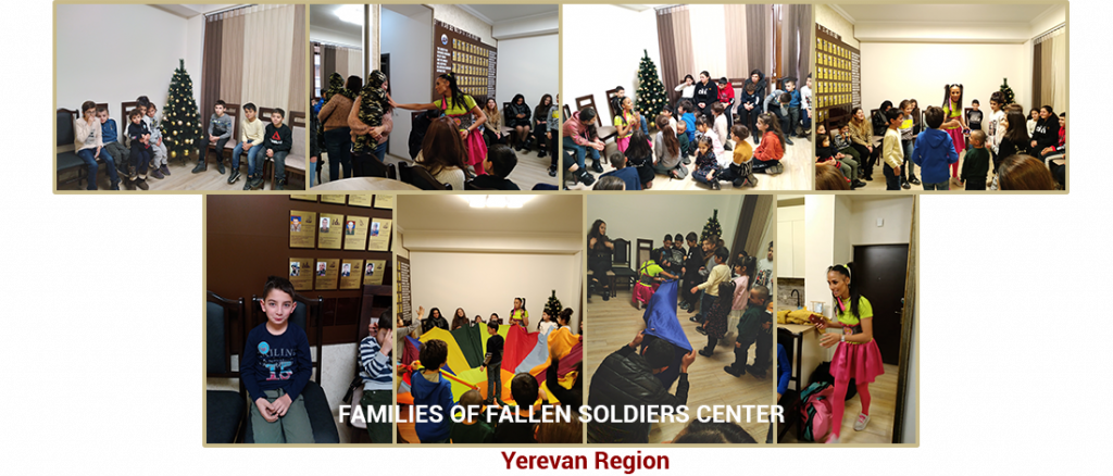 Famiglie dei soldati armeni caduti Regione di Yerevan Celebrazione del Natale presso il nuovo SOAR Families of Fallen Soldiers Center