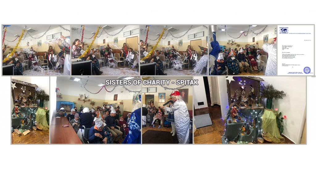 Christmas celebration for Sisters of Charity, Spitak, funded by SOAR