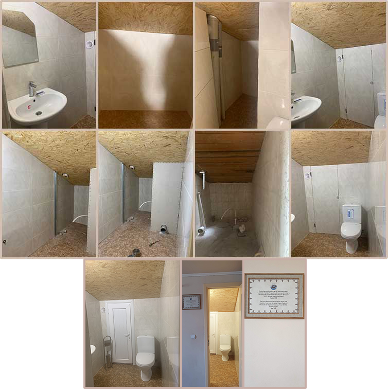 3rd floor bathroom renovations at Warm Hearth