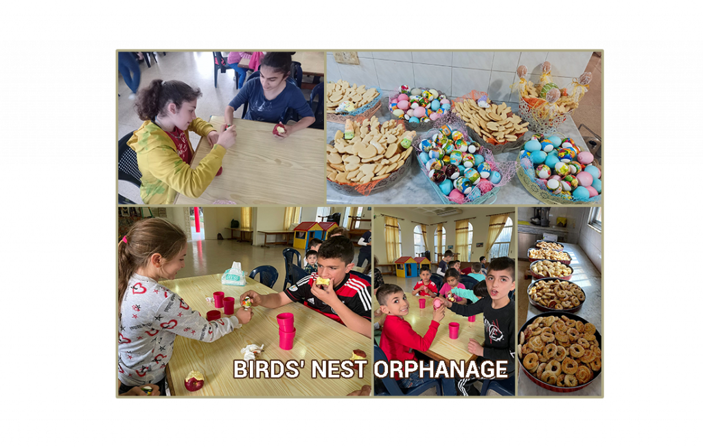 Celebrazione pasquale per i bambini dell'orfanotrofio Birds' Nest, Libano