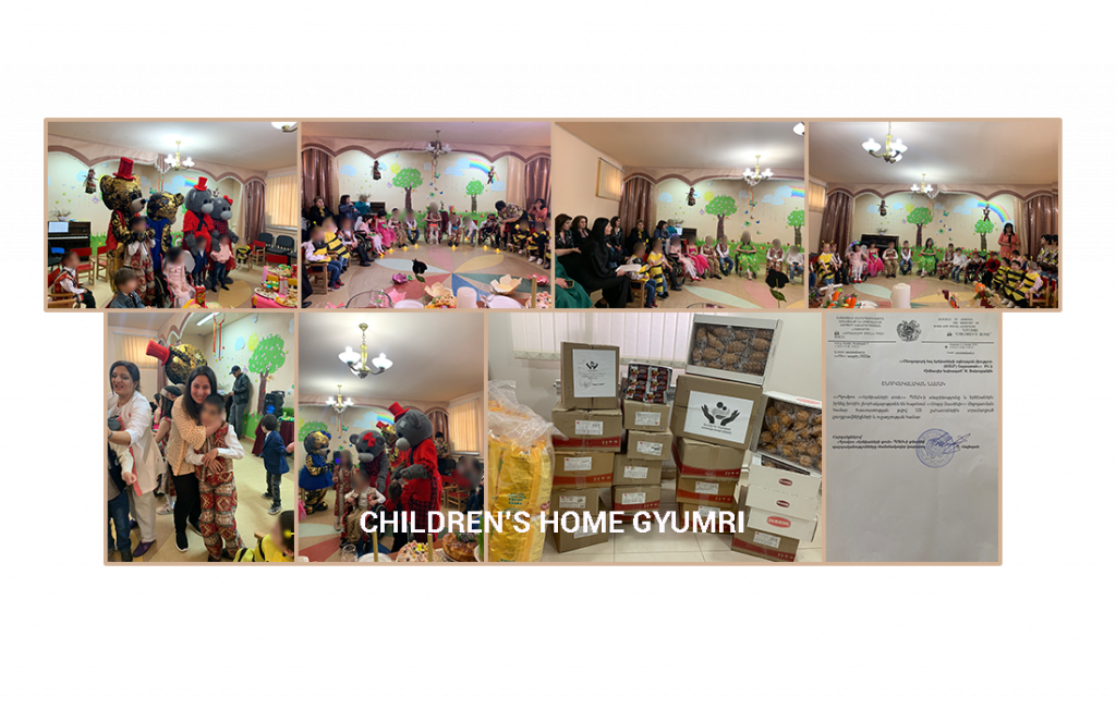 Celebrazione di Pasqua di Gyumri a casa dei bambini