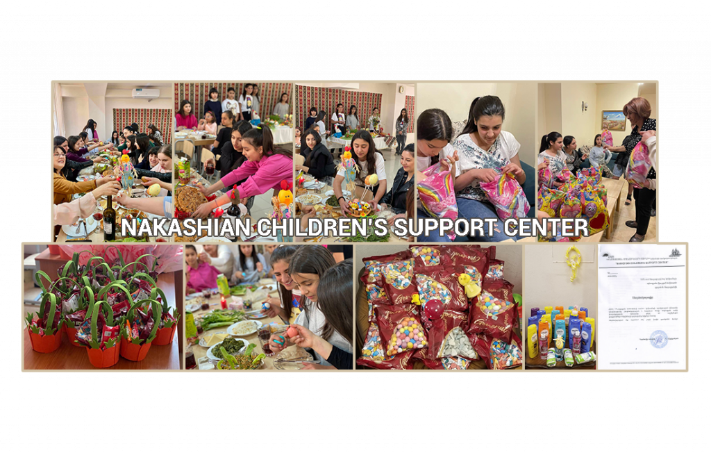 Celebrazione di Pasqua per il Centro di supporto per bambini Nakashian