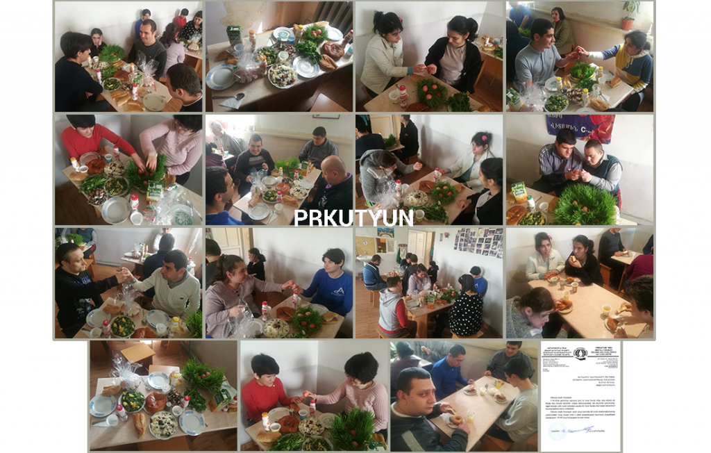 Celebrazione di Pasqua di Prkutyun