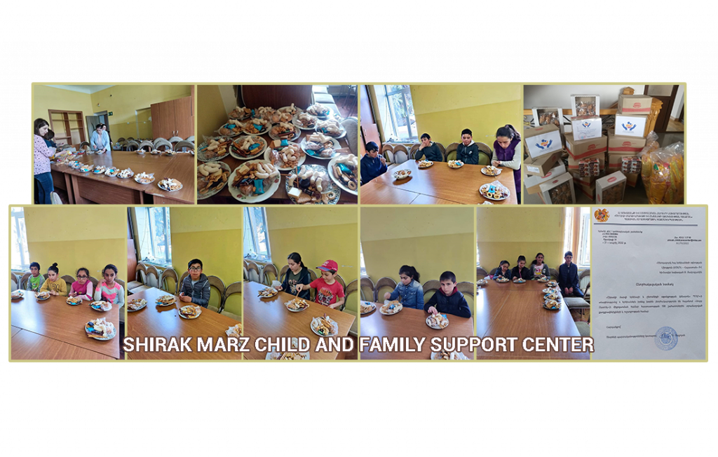 Shirak Marz Chidren e Family Support Center Celebrazione pasquale