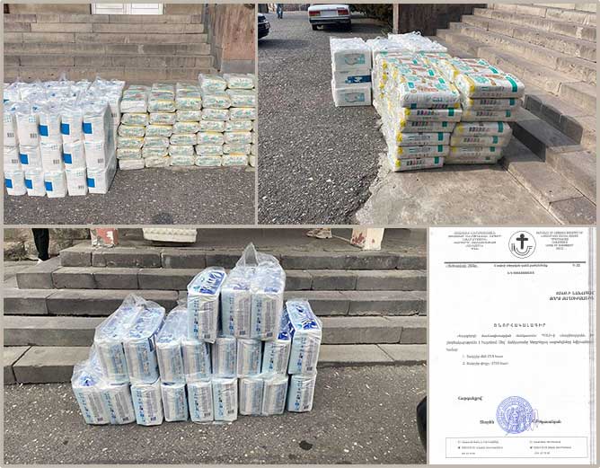 Diapers for Kharberd Orphanage through the Society for Orphaned Armenian Relief (SOAR)