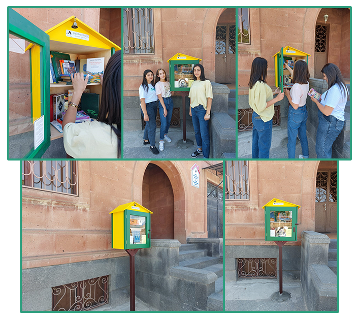 Floating library at the SOAR Transitional Center, Gyumri