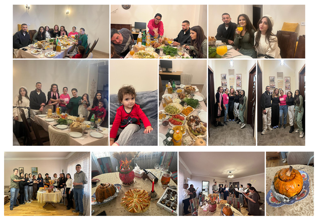 Thanksgiving celebrations for the residents at the SOAR Transitional Centers in Gyumri and Yerevan