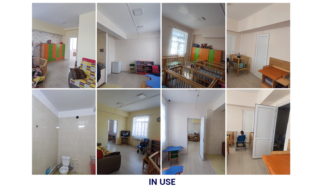 Newly renovated 9th Department at Children's Home of Gyumri in use.
