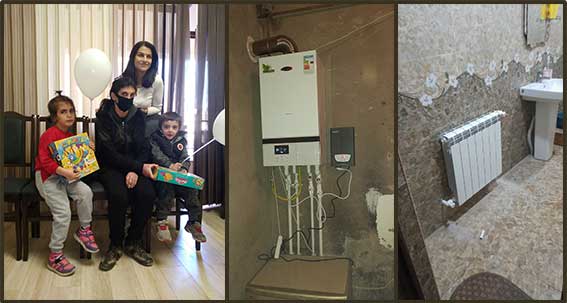 New heating system for the family of fallen soldier Gevorg Darbinyan