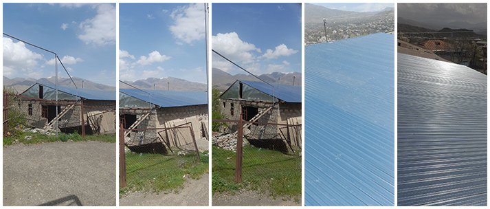 New roof for the family of fallen soldier Ararat Sakanyan