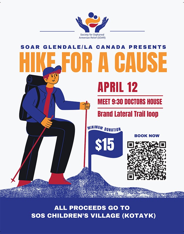 soar hike for a cause flyer