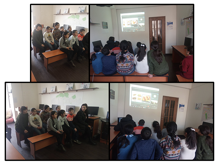 Présentation de SOAR Sao Paulo aux enfants d'Orran dans le cadre du programme de découverte culturelle