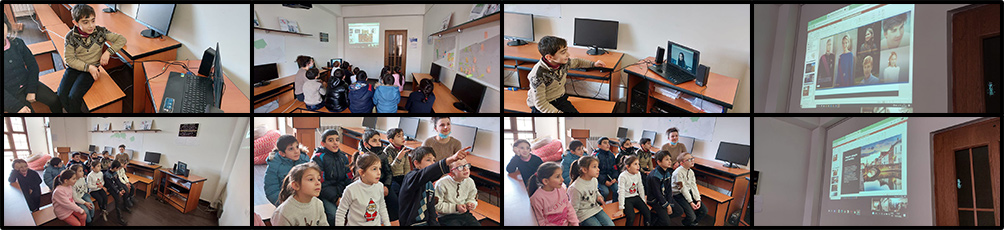 Presentación del Programa de Descubrimiento Cultural de SOAR Amberes a los niños en Orran