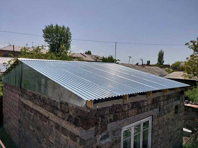 New roof for Kafeschyans at GSCC
