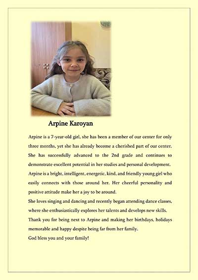 Arpine Karoyan photo Arpine Karoyan