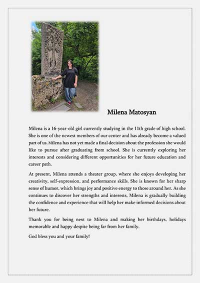 Milena Matosyan photo Milena Matosyan