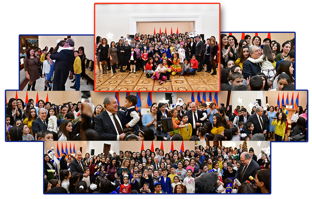 Reception for the children by the President of Armenia, Armen Sargsyan