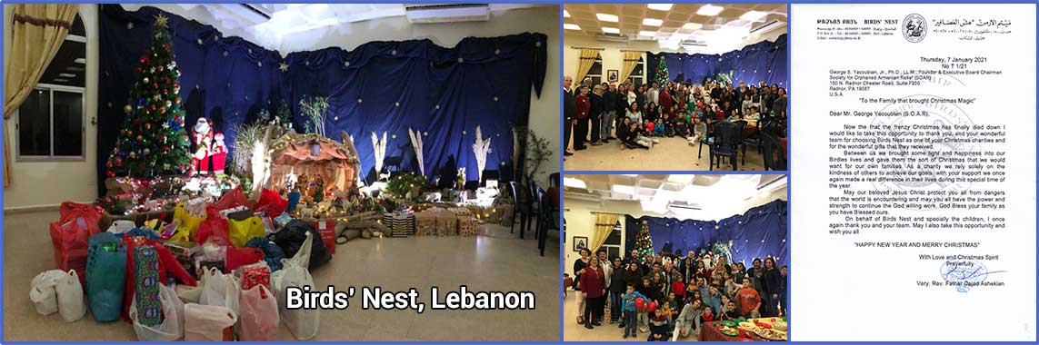 Birds' Nest, Lebanon Christmas