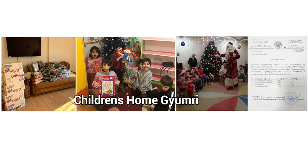 Childrens Home Gyumri celebración de Navidad 2020