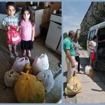 توزيع المواد الغذائية لعائلات OLA