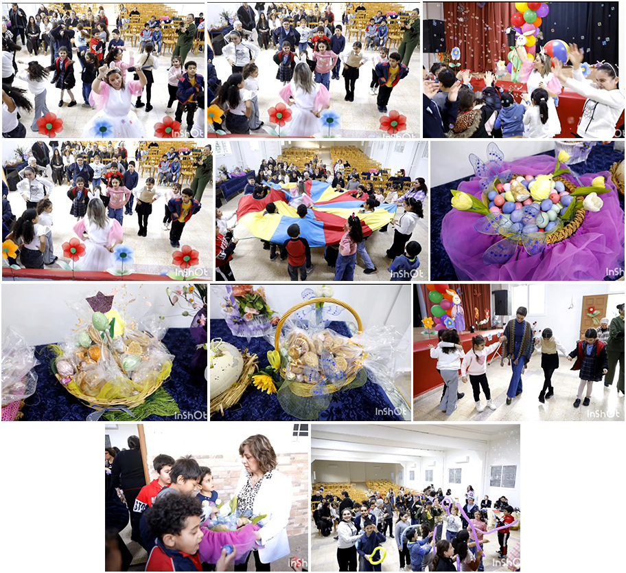 EasterEvent photo Easter event with the George and Margaret Yacoubian Center beneficiaries and the children of the Diana and Mardig Herculian Center.