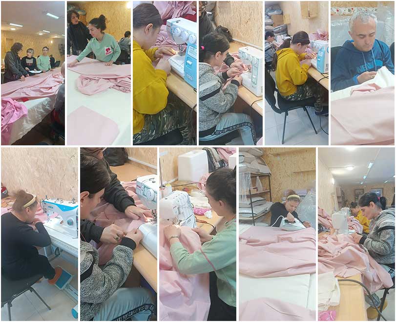 WHSewingProgram photo Warm Hearth sewing project